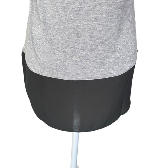 Loft NEW Black and Grey Sleeveless Tank Blouse Petite Small - Picture 8 of 14